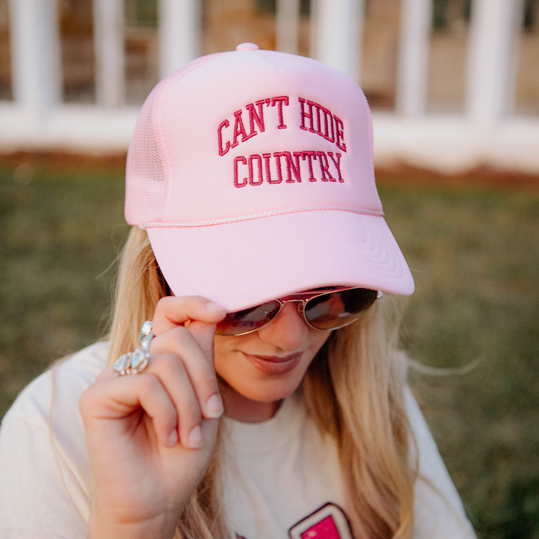 Can’t Hide Country Pink Trucker Hat