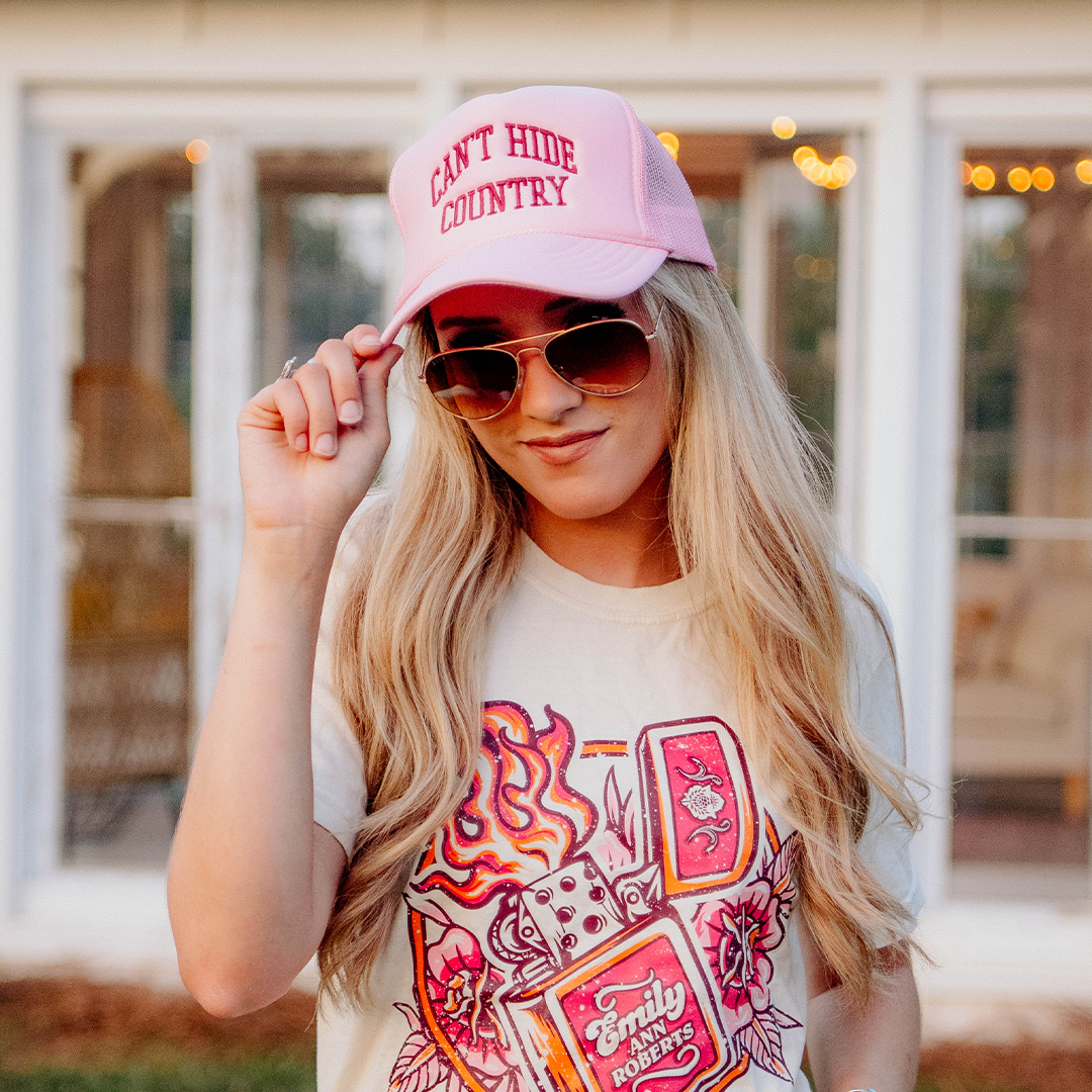 Can't Hide Country Pink Trucker Hat